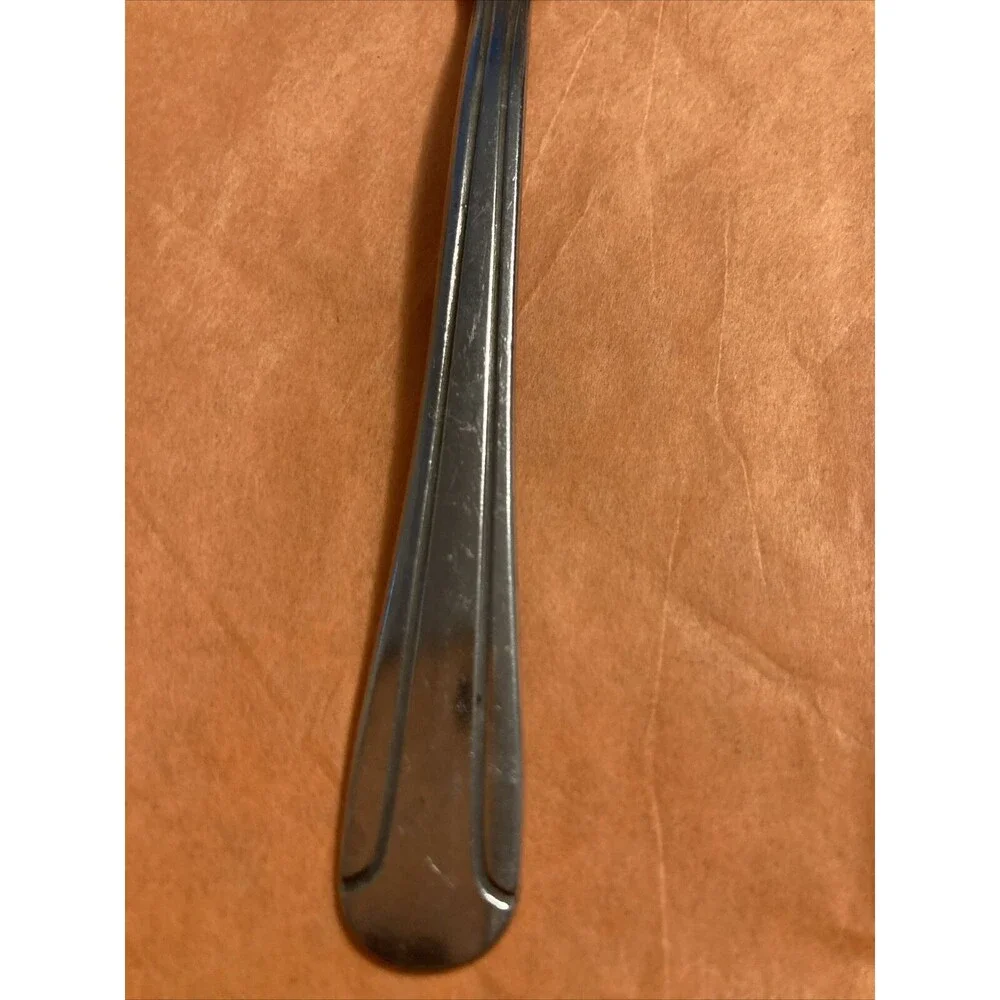 Wallace Silver DELUXE DOMINION Stainless Flatware 3 Teaspoons 6” China Lot Of 3 - Picture 2 of 5